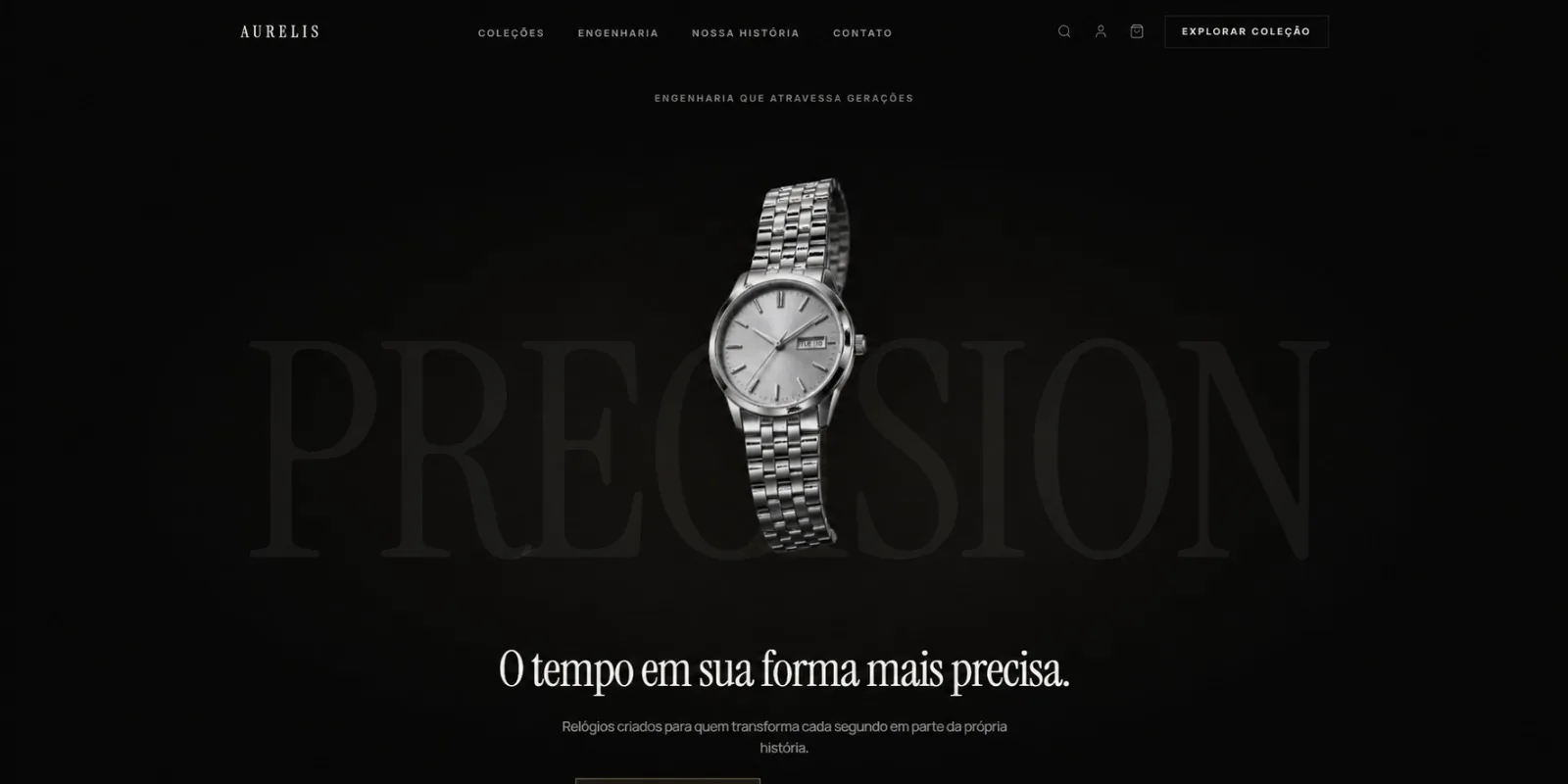 Interface do projeto Aurelis